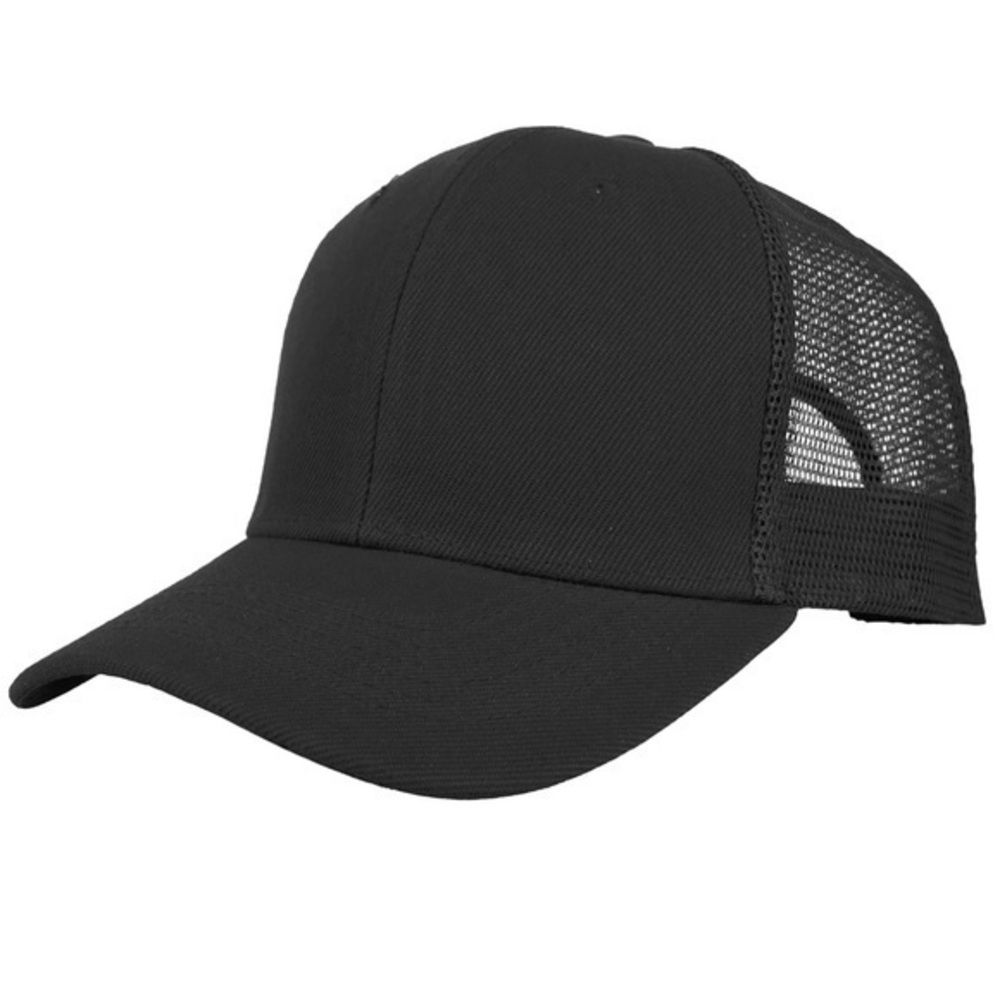 5 for $25! Black Mesh Trucker Cap!